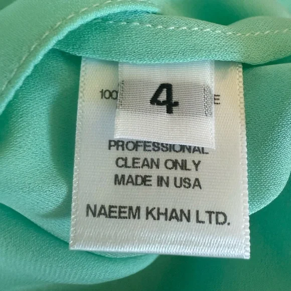 Naeem Khan Turquoise Floral Lace Mini Dress NWT - Picture 10 of 12
